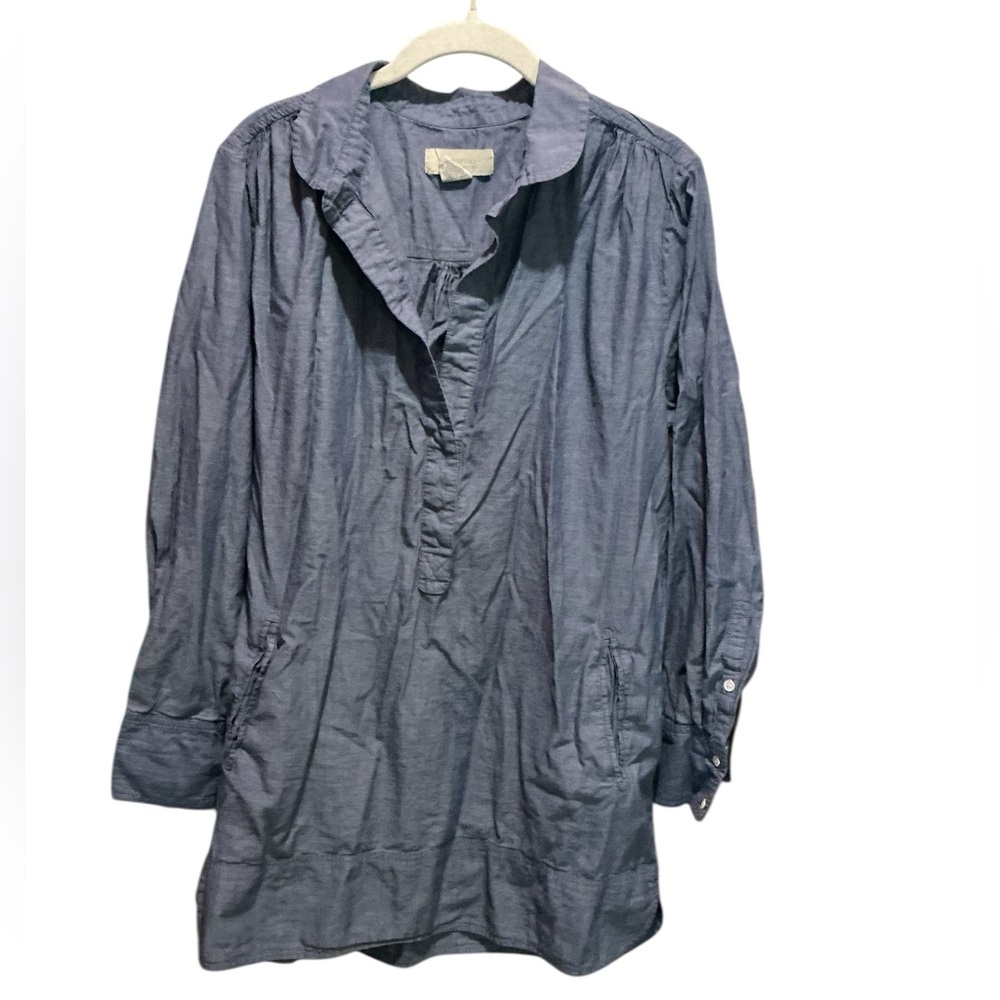Workshop Andrea Jovine Popover Chambray Dress/ Tunic